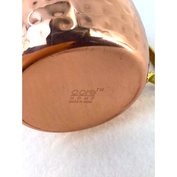 Core Home Copper Handmade Hammered Drinking Cup Home & Kitchen - Picture 4 of 10